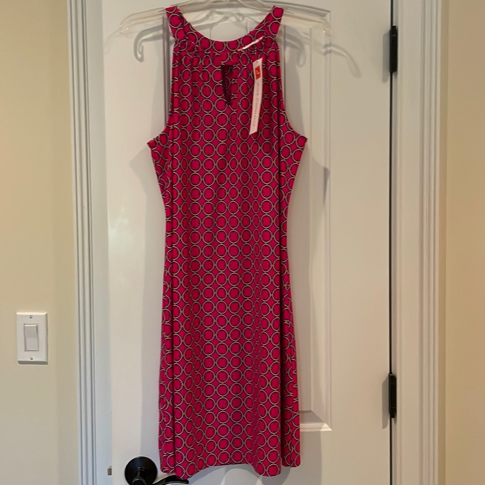 Jude connally the lisa dress in geo circle berry